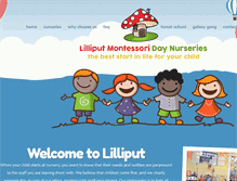 Tablet Screenshot of lilliputmontessori.co.uk